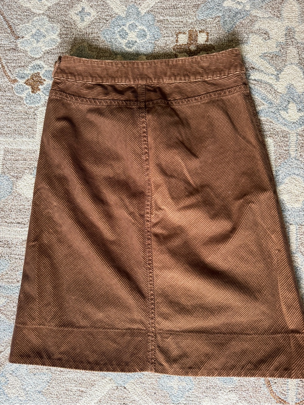 Vintage GAP Brown Corduroy A-Line Skirt size 4 - Picture 2 of 5